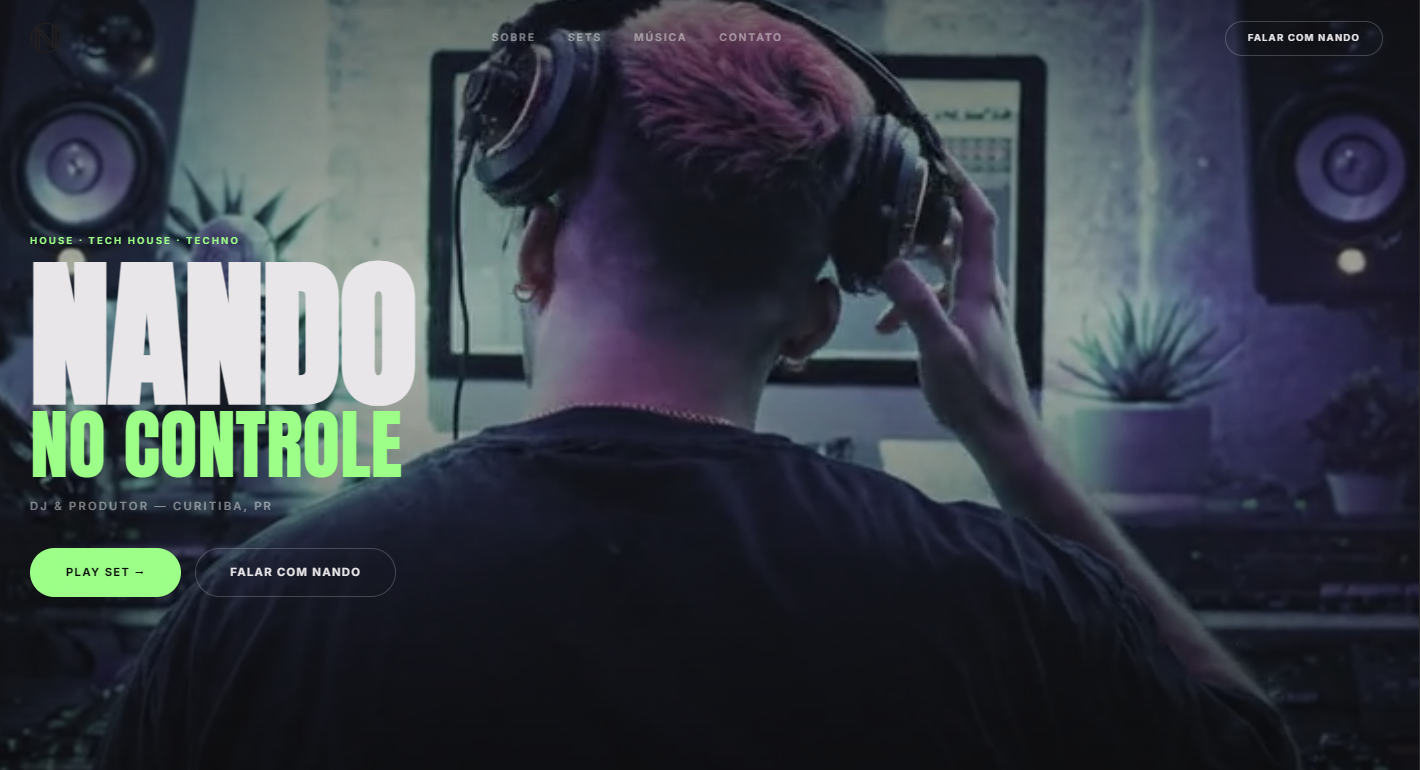Nando No Controle — DJ & Produtor